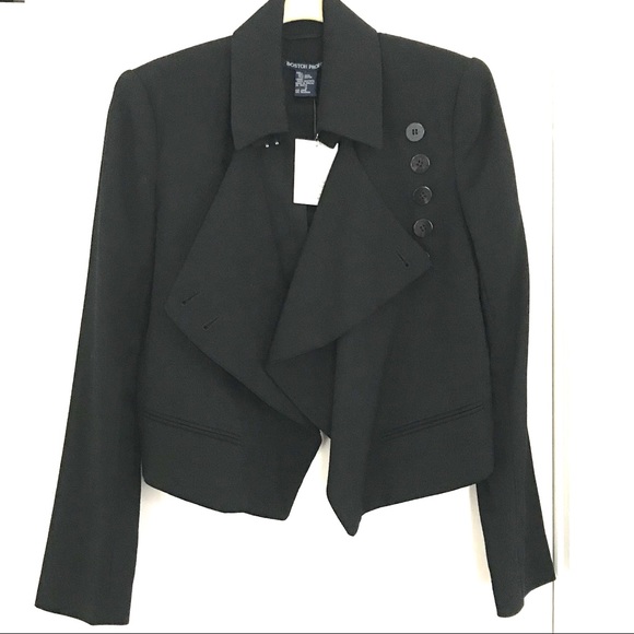 Boston Proper Asymmetrical Blazer Jacket sz 2 NWT - Picture 2 of 8
